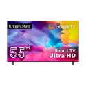 Krüger&Matz KM0255UHD-G 139 cm (55") UHD Smart TV Wi-Fi Black