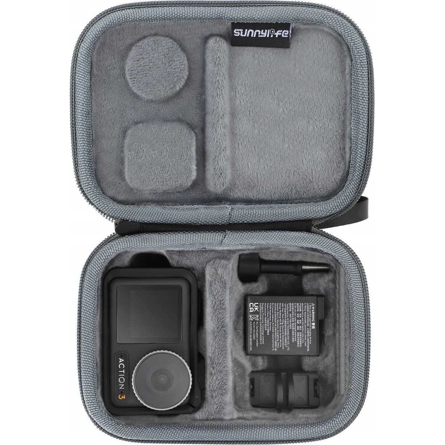 Sunnylife kantokotelo DJI Osmo Action 3 Harmaa