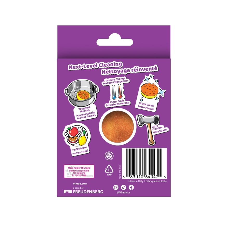 Vileda Punch Strong Orange Hankauslinja, 1 kpl – 5