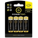 Powerton Alkaline AA (LR6) 1.5V 4pcs Powerton Alkaline AA (LR6) 1.5V 4pcs
