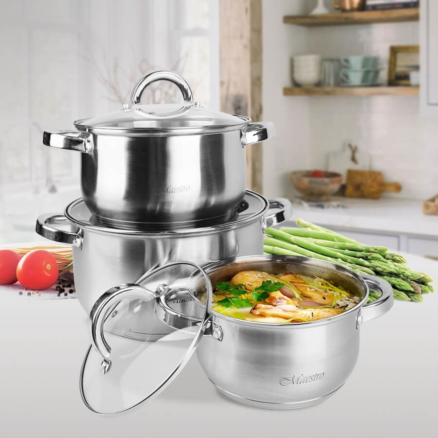 Maestro MR-2120-6L Set of 6 Pots – 2