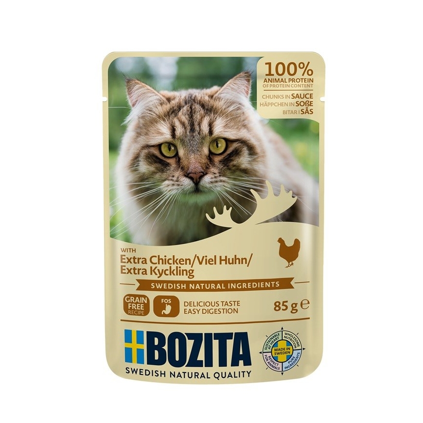 BOZITA Chicken Chunks in sauce - wet cat food - 85g