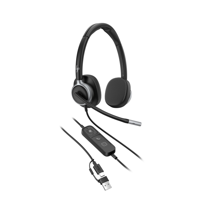 HP Poly Mission 625 stereo USB vadi austiņas – 5