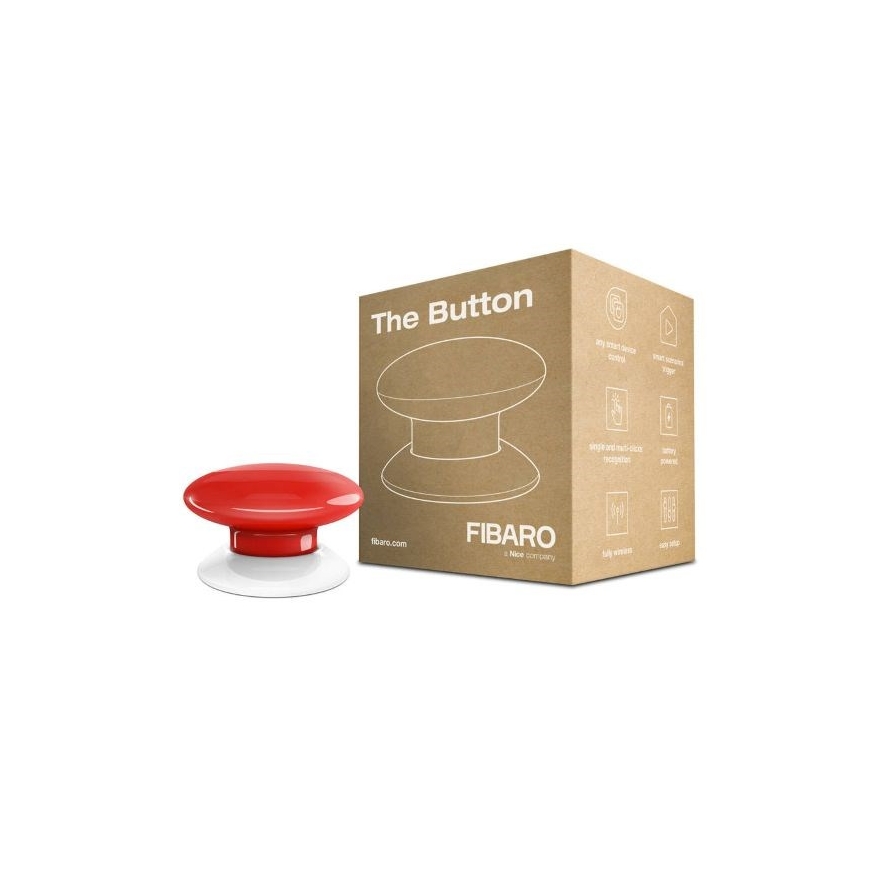 Nice Push-Control button, red (FGPB-101-3 ZW5 EU) – 2