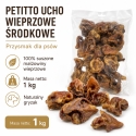 PETITTO vidējā cūkgaļas auss Mono - kārums suņiem - 1 kg PETITTO vidējā cūkgaļas auss Mono - kārums suņiem - 1 kg