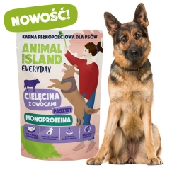 ANIMAL ISLAND Kasdienis Monoproteinas Veršiena - drėgnas šunų maistas - 300g