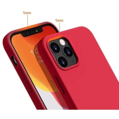Riff "Mīksts silikona vāks iPhone 15 Plus" Sarkans