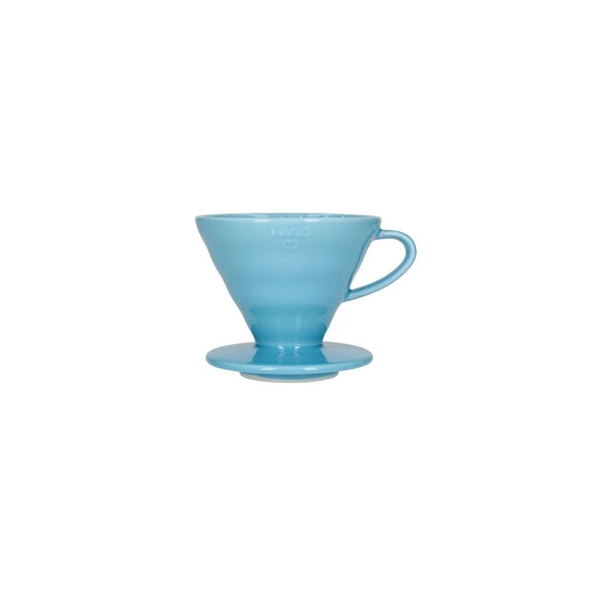 Hario V60-02 keramikinis kavos lašintuvas mėlynas