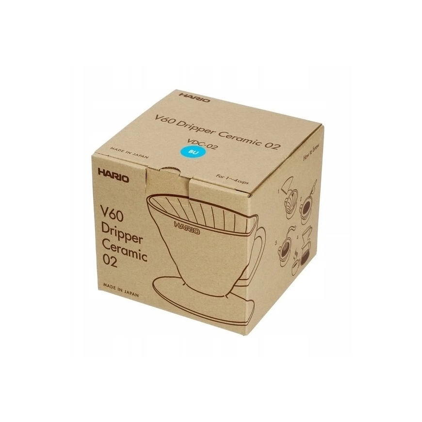 Hario V60-02 keraamiline kohvi tilgutaja sinine – 5