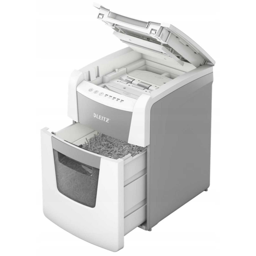 Leitz 80120000 paberihunt Micro-cut tüüpi purustaja 22 cm Hall, Valge – 3