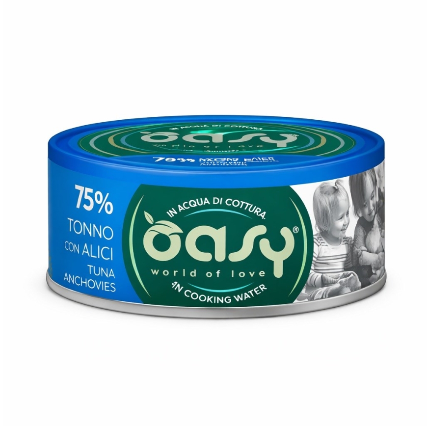 OASY More Love Тунец с анчоусами - консервированные корма для кошек - 70г