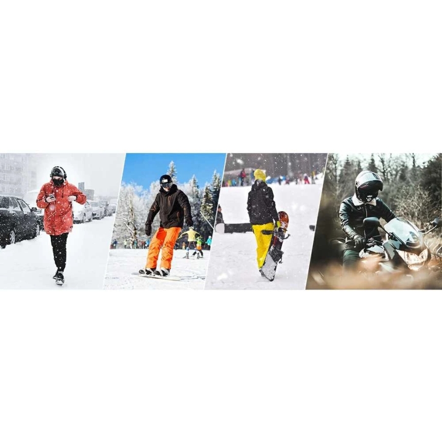 Rockbros LF7345BK sporta balaclava izolēta - melnas krāsas – 4