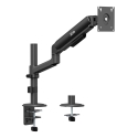 Ergo Office Monitor Mount/Hanger, Gas Spring, 17"-32", 1-10 kg, Matte Black, Max. VESA 100x100, ER-691 B