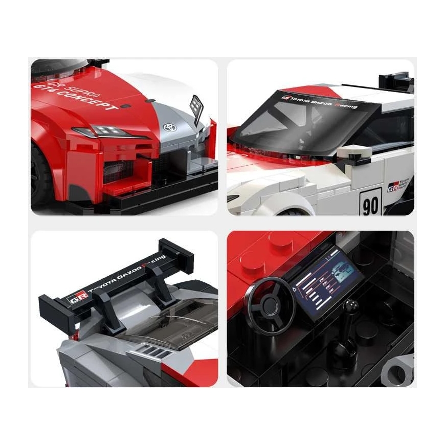 CaDA-rakennuspalikat kilpailuautolle „Toyota GR Supra GT4“, 324 osaa – 3