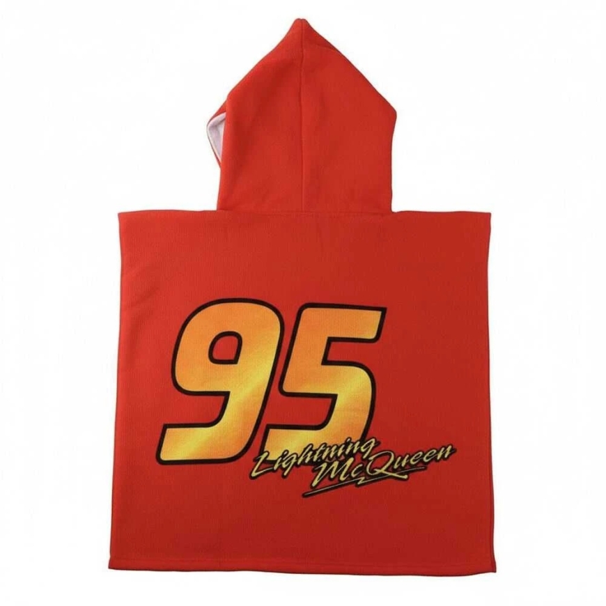 CERDÁ Disney Cars microfiber poncho beach towel