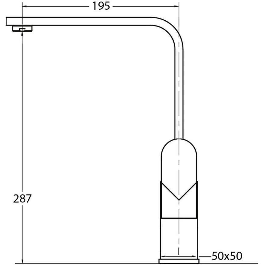AquaSanita-sekoitin 2083-601 – 3