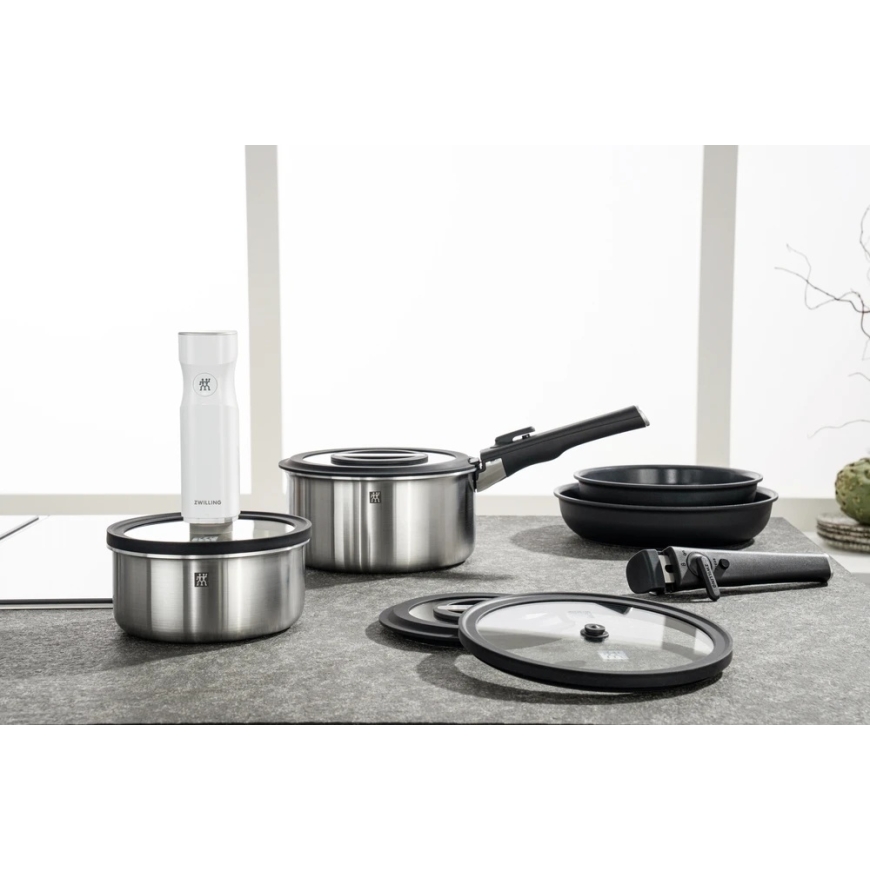 „Zwilling“ – „Fresh Save“ irrotettava imurin kansi – harmaa – S/M – 3