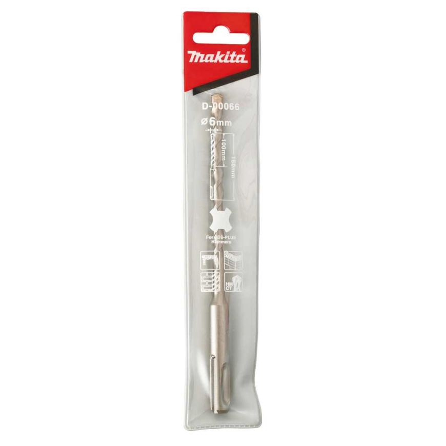 Сверло для перфоратора Makita SDS-Plus 6x160мм (D-00066)