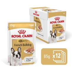 ROYAL CANIN French Bulldog Adult Gremošanas veselība Līdzsvarojoša konservs - mitrais suņu barība - 12x85g