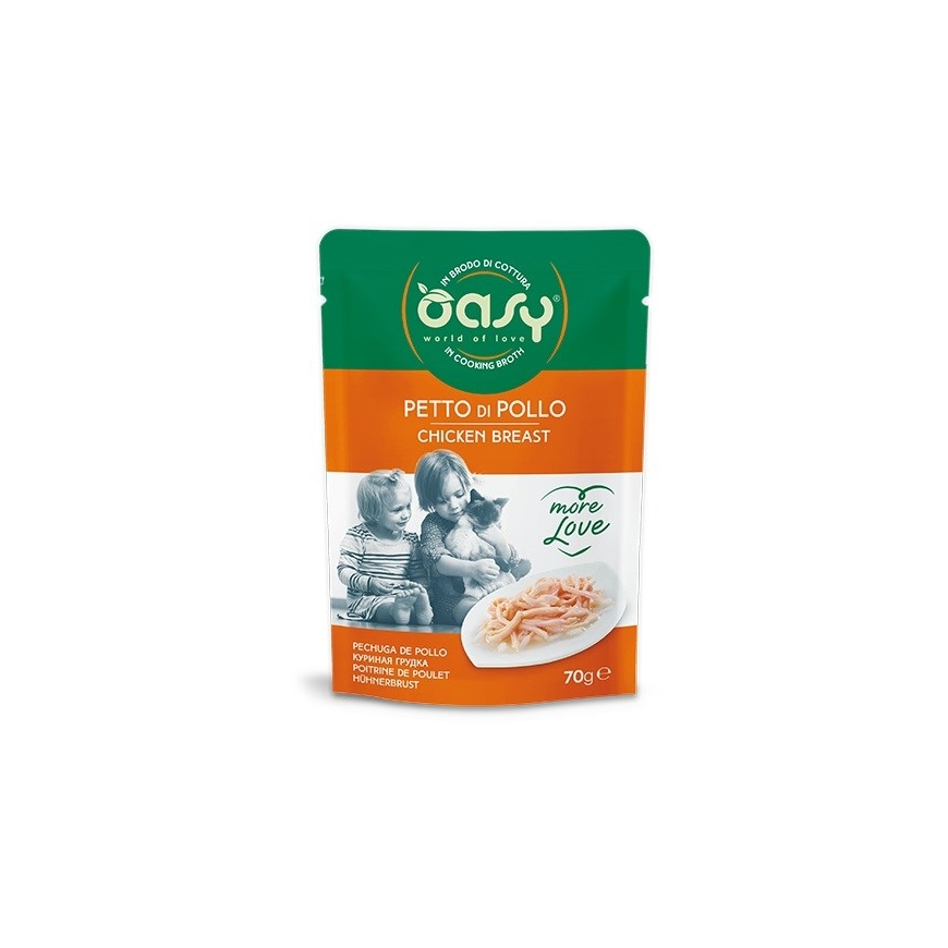 OASY More Love Куриное филе - влажный корм для кошек - 70 г