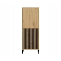 KAMARO 2DK SLIM/ГЛ ОРЕХ ИСКУССТВЕННЫЙ ВИТРИННЫЙ ШКАФ KAMARO 2DK SLIM/ГЛ ОРЕХ ИСКУССТВЕННЫЙ ВИТРИННЫЙ ШКАФ