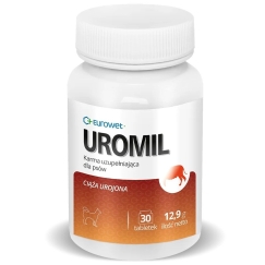 EUROWET Uromil - supplements for dogs - 30 tablets