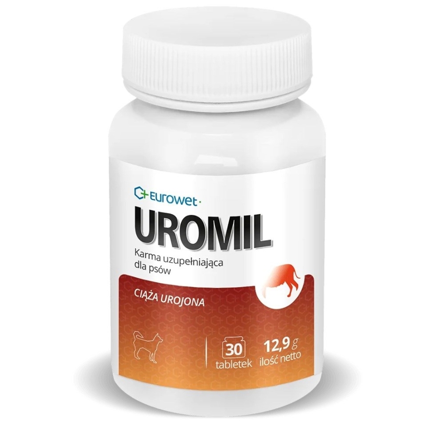EUROWET Uromil - добавки для собак - 30 таблеток