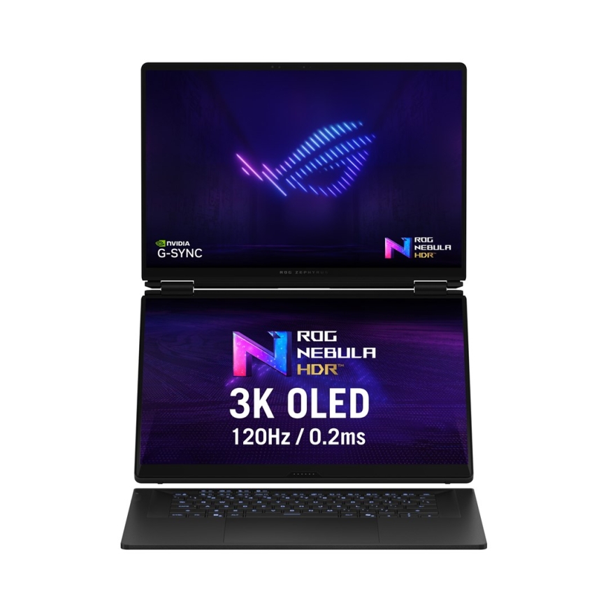 ASUS ROG Zephyrus Duo 16 GX651AX-U9322X Ultra 9 386H 2x16.0"3K Touch OLED 120Hz 1100nits AG 32GB LPDDR5X SSD2TB GeForce RTX 5090 – 2