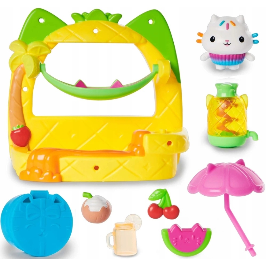 Spin Master GABI'S CAT HOUSE BALKONI KOMPLEKT PUUDEPARTII FIGUURI KREEM + TARVIKUD – 3