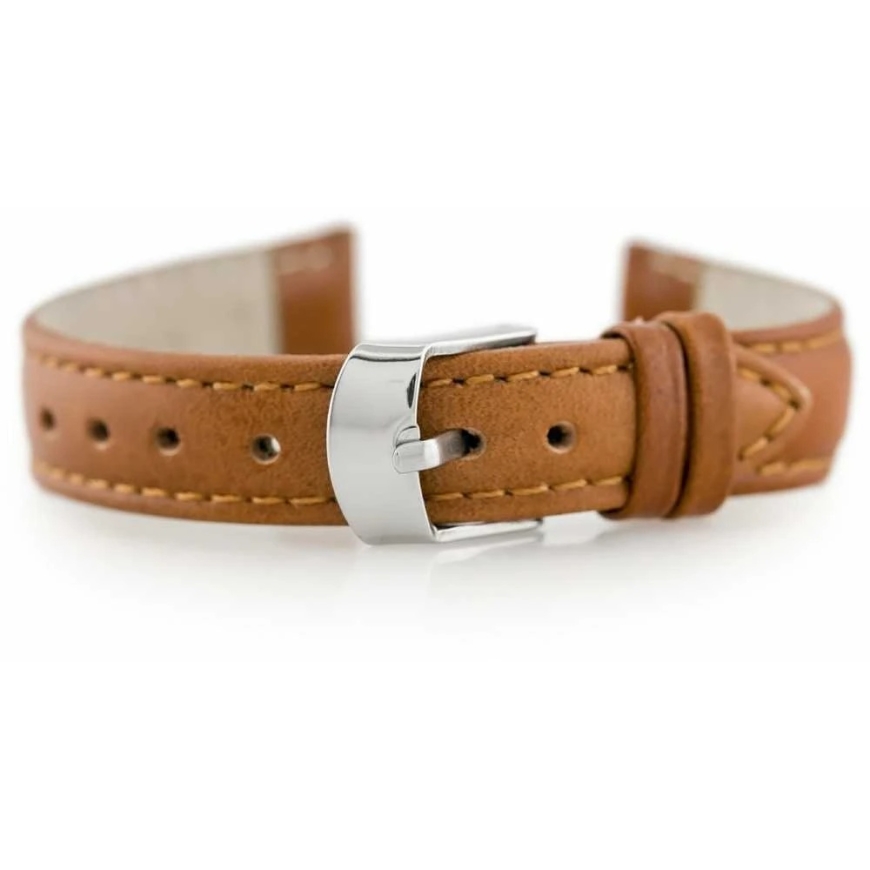 Nahkaranneke kellolle „Pacific W83“ – ruskea – 16 mm