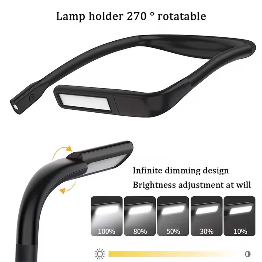 Riff LED-lukuvalo hobitoimistopöytälamppu