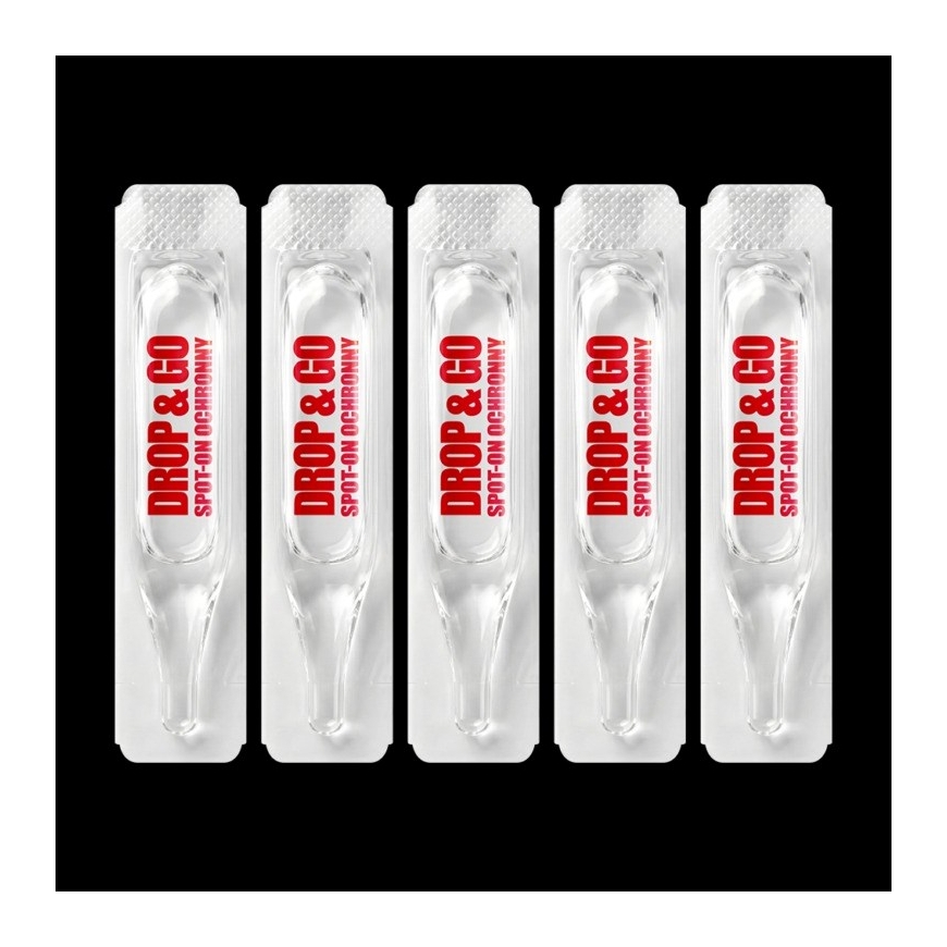 EUROWET Drop&Go Spot-on – ērcīšu un ērču pilieni suņiem un kaķiem – 5x2 ml – 2