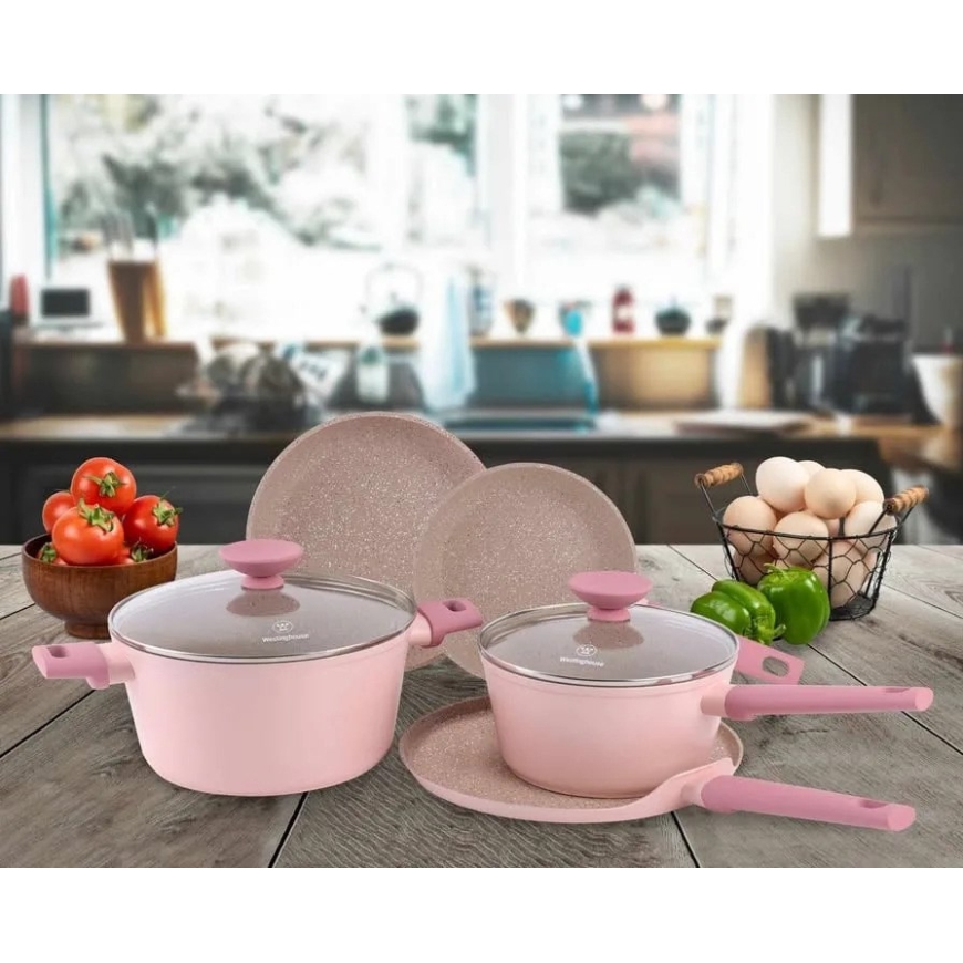 Westinghouse WCCS202607A aluminium cookware set, 7 pieces – 2