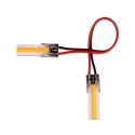 V-tac Transparent Connector for High-Density or 10mm LED COB Strips, 5A, 0-36V, IP20