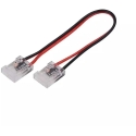 V-tac Caurspīdīga savienotājs augstas blīvums vai 10mm LED COB lentēm, 5A, 0-36V, IP20 V-tac Caurspīdīga savienotājs augstas blīvums vai 10mm LED COB lentēm, 5A, 0-36V, IP20