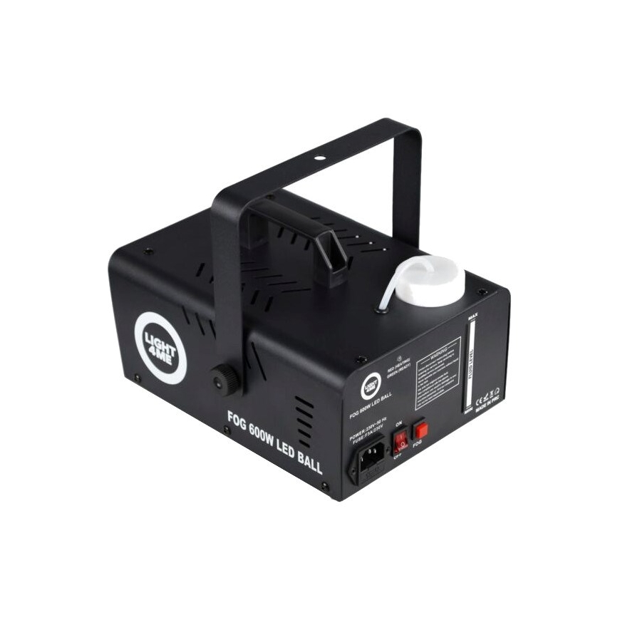 LIGHT4ME Fog 600W LED Ball - smoke and fog machine with backlit smoke effect and disco ball – 2