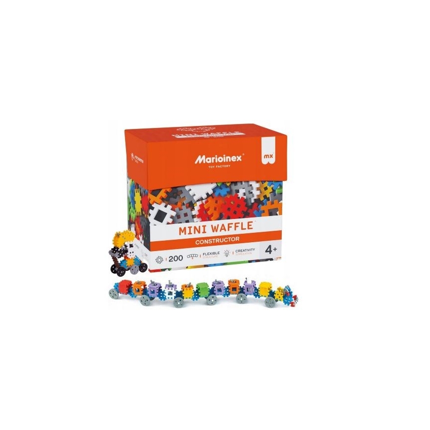 Marioinex Mini Waffle statybiniai blokai, 200 vnt. – 2