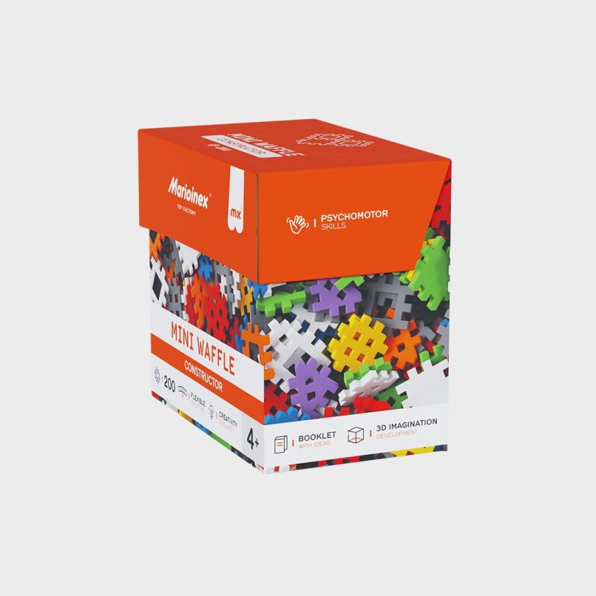 Marioinex Mini Waffle statybiniai blokai, 200 vnt. – 3