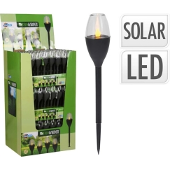 Outdoor solar powered lamp IP44 Koopman 1.2V Ni-MH black