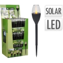 Outdoor solar powered lamp IP44 Koopman 1.2V Ni-MH black Outdoor solar powered lamp IP44 Koopman 1.2V Ni-MH black