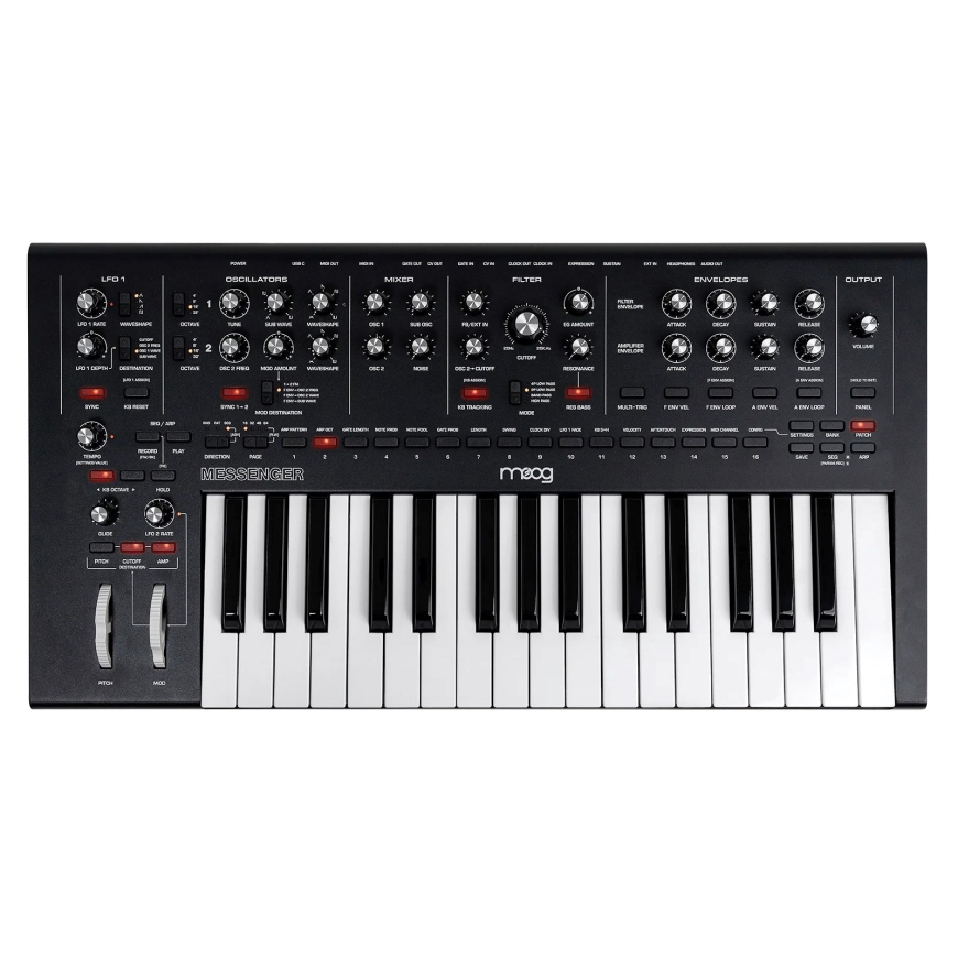 MOOG Messenger - monofoniska analoģiskā taustiņu sintezators – 2