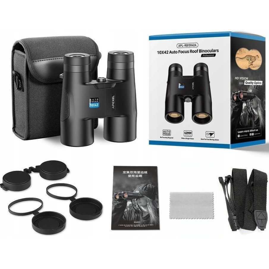 Apexel Auto Focus 10x42 Black – 4