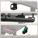 Huzaro Hero 8.7 RGB Electric Gaming Desk – Black Huzaro Hero 8.7 RGB Electric Gaming Desk – Black