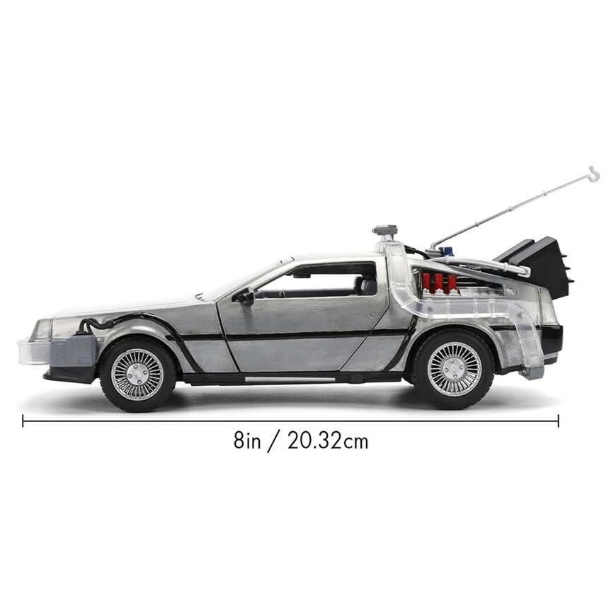 Jada Toys Возвращение в будущее 40-е годовщина Реплика машины времени Hollywood Rides DeLorean – 3