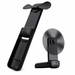AECOOLY Pocket 01 taitettava käsikäyttöinen tuuletin, musta