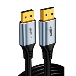 iBox ITVDP012 DisplayPort-kaapeli 4K 60Hz kultapistoke 2 m