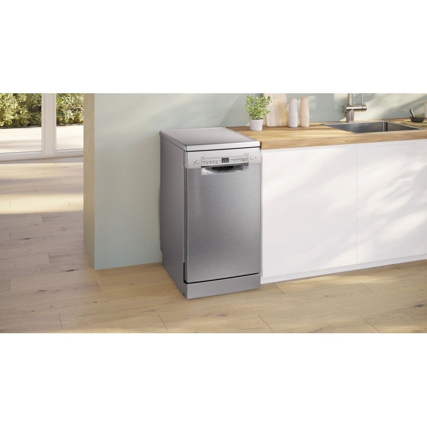Bosch SPS2HKI02E laisvai stovinti indaplovė 45 cm Brushed steel – 5