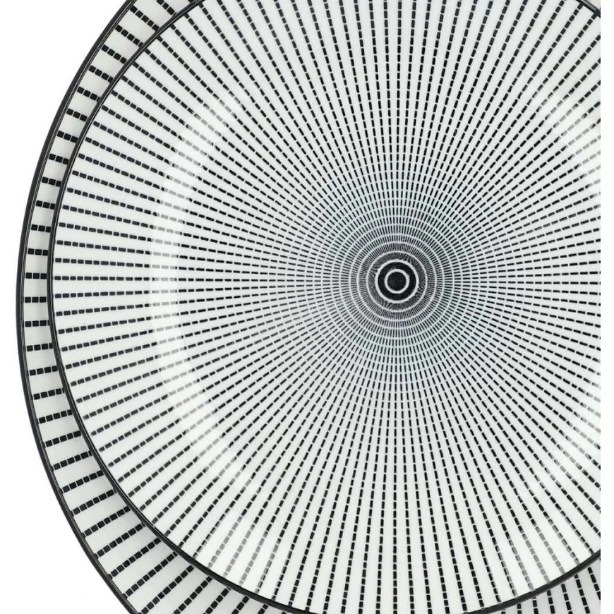 Homla NAVIA melna šķīvis, 27 cm – 2