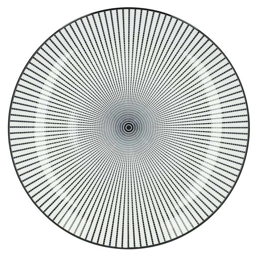 Homla NAVIA Black Plate, 27 cm – 3