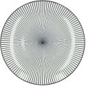 Homla NAVIA Black Plate, 27 cm Homla NAVIA Black Plate, 27 cm